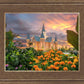 Provo City Center Temple Orange Flowers