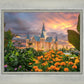 Provo City Center Temple Orange Flowers