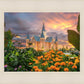 Provo City Center Temple Orange Flowers