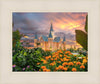 Provo City Center Temple Orange Flowers