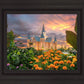 Provo City Center Temple Orange Flowers