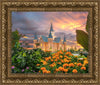 Provo City Center Temple Orange Flowers