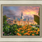 Provo City Center Temple Orange Flowers
