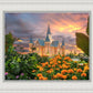 Provo City Center Temple Orange Flowers