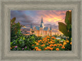 Provo City Center Temple Orange Flowers