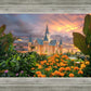 Provo City Center Temple Orange Flowers