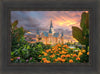 Provo City Center Temple Orange Flowers