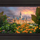 Provo City Center Temple Orange Flowers