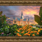 Provo City Center Temple Orange Flowers