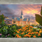 Provo City Center Temple Orange Flowers