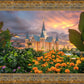 Provo City Center Temple Orange Flowers