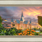 Provo City Center Temple Orange Flowers