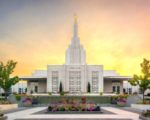 Idaho Falls Temple Summer Glow