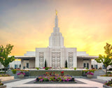 Idaho Falls Temple Summer Glow