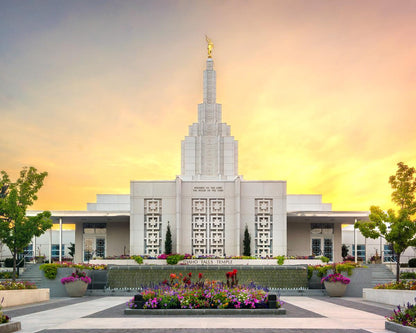 Idaho Falls Temple Summer Glow