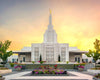 Idaho Falls Temple Summer Glow