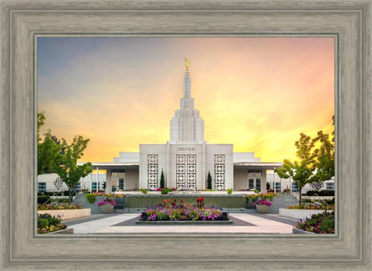 Idaho Falls Temple Summer Glow