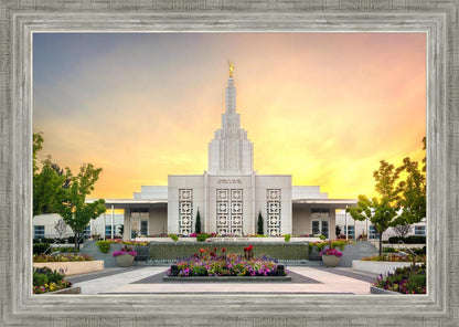 Idaho Falls Temple Summer Glow