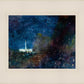 Provo Temple a Pillar of Fire by Night