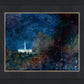 Provo Temple a Pillar of Fire by Night