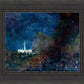 Provo Temple a Pillar of Fire by Night