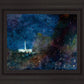 Provo Temple a Pillar of Fire by Night