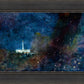 Provo Temple a Pillar of Fire by Night