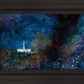Provo Temple a Pillar of Fire by Night