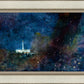 Provo Temple a Pillar of Fire by Night