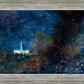 Provo Temple a Pillar of Fire by Night