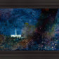 Provo Temple a Pillar of Fire by Night