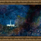 Provo Temple a Pillar of Fire by Night