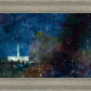 Provo Temple a Pillar of Fire by Night
