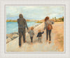 Family Walk On The Beach