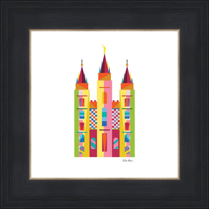 The Colors of the Temple Salt Lake City