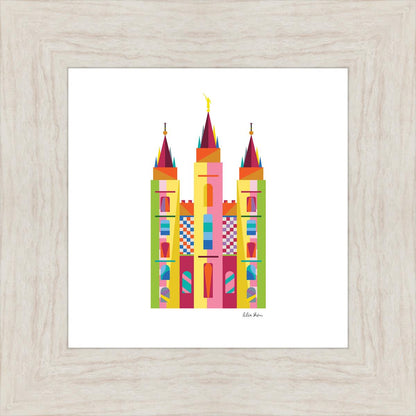 The Colors of the Temple Salt Lake City