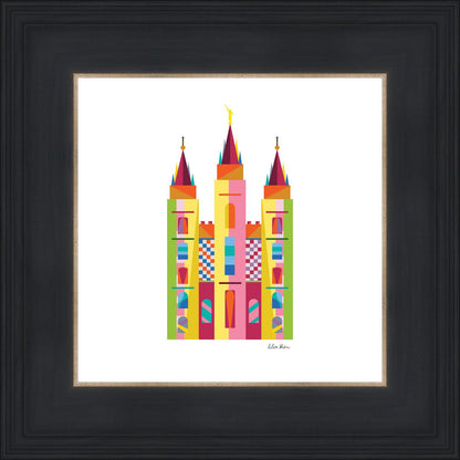 The Colors of the Temple Salt Lake City