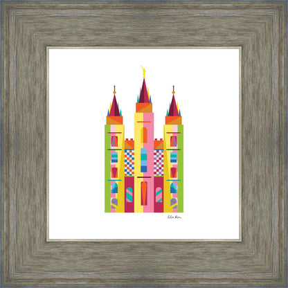 The Colors of the Temple Salt Lake City