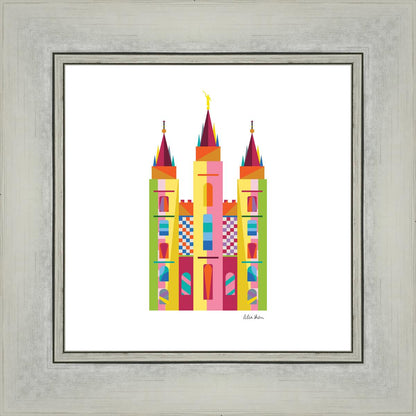 The Colors of the Temple Salt Lake City