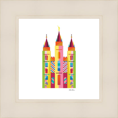 The Colors of the Temple Salt Lake City