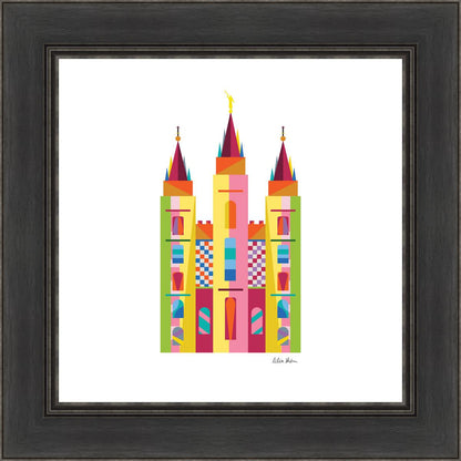 The Colors of the Temple Salt Lake City