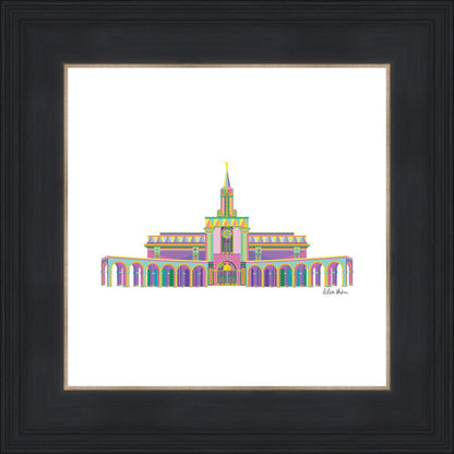 The Colors of the Temple Bountiful