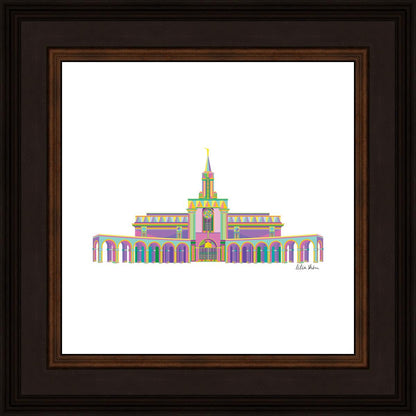 The Colors of the Temple Bountiful