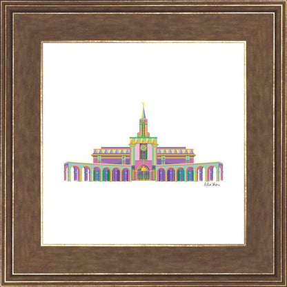 The Colors of the Temple Bountiful