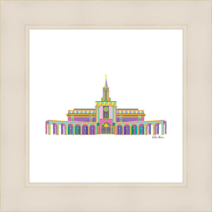 The Colors of the Temple Bountiful