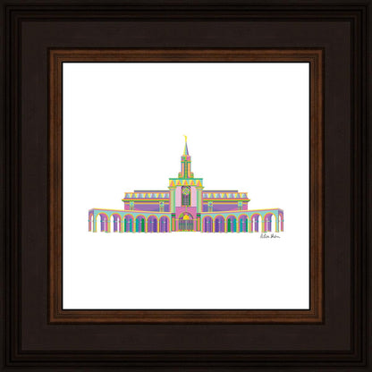 The Colors of the Temple Bountiful