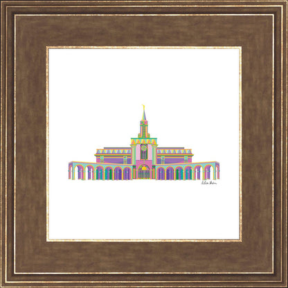 The Colors of the Temple Bountiful