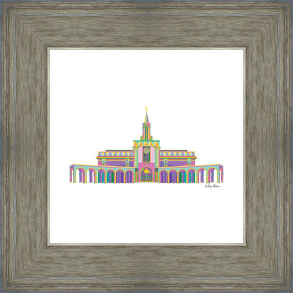 The Colors of the Temple Bountiful