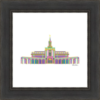 The Colors of the Temple Bountiful