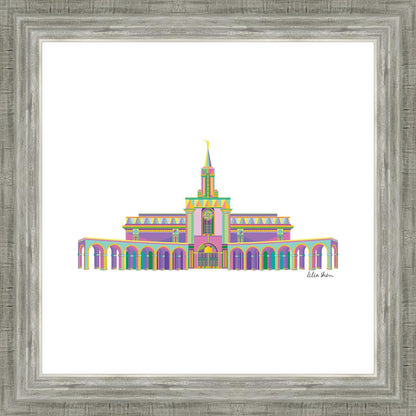 The Colors of the Temple Bountiful